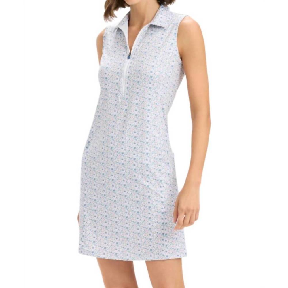 NEW RNWK mini floral sport dress in white